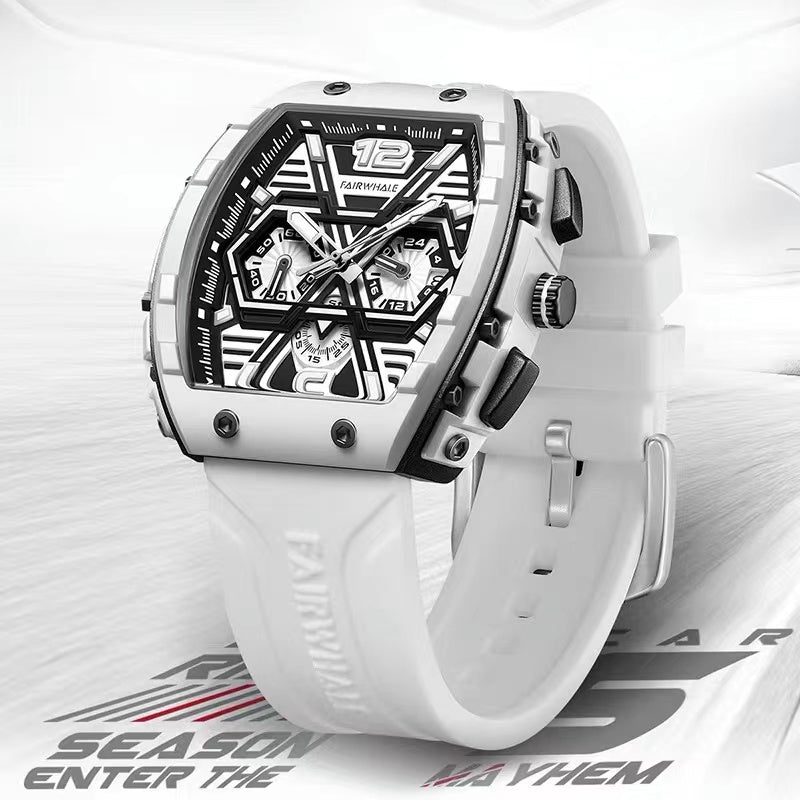 Mark Fair Whale Multifunctional Sports Quartz Watch with Luminous Features for Men