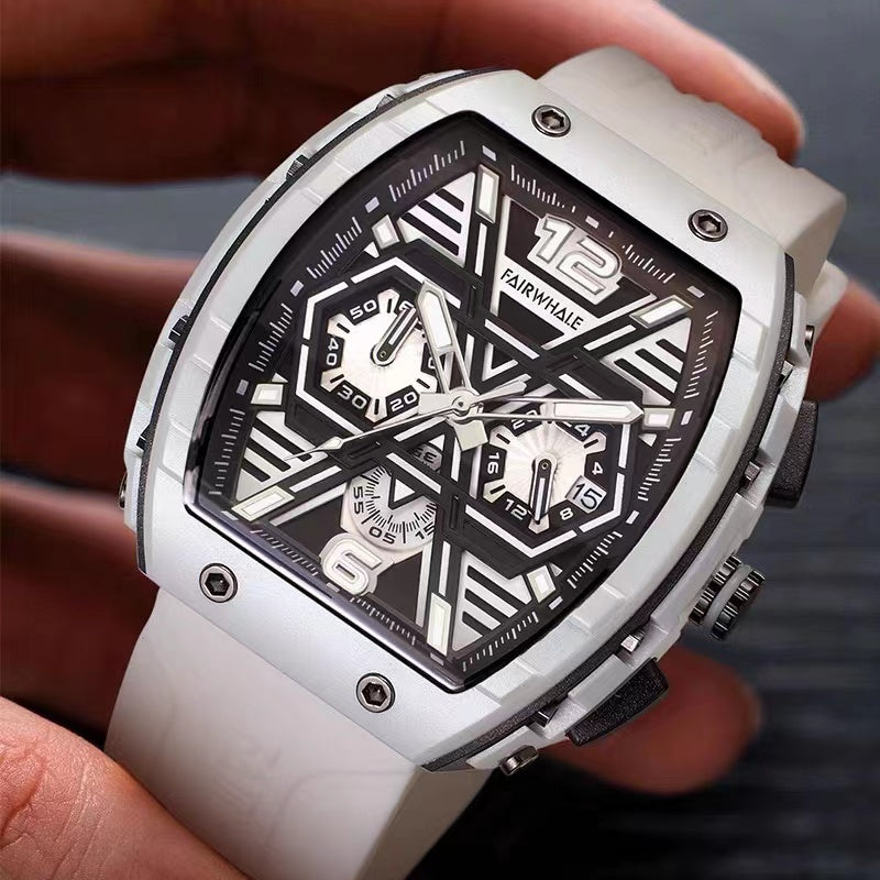 Mark Fair Whale Multifunctional Sports Quartz Watch with Luminous Features for Men