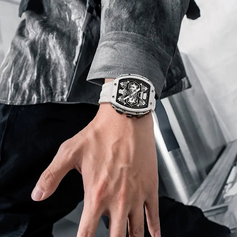 Mark Fair Whale Multifunctional Sports Quartz Watch with Luminous Features for Men