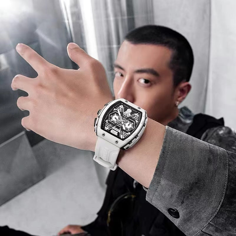 Mark Fair Whale Multifunctional Sports Quartz Watch with Luminous Features for Men