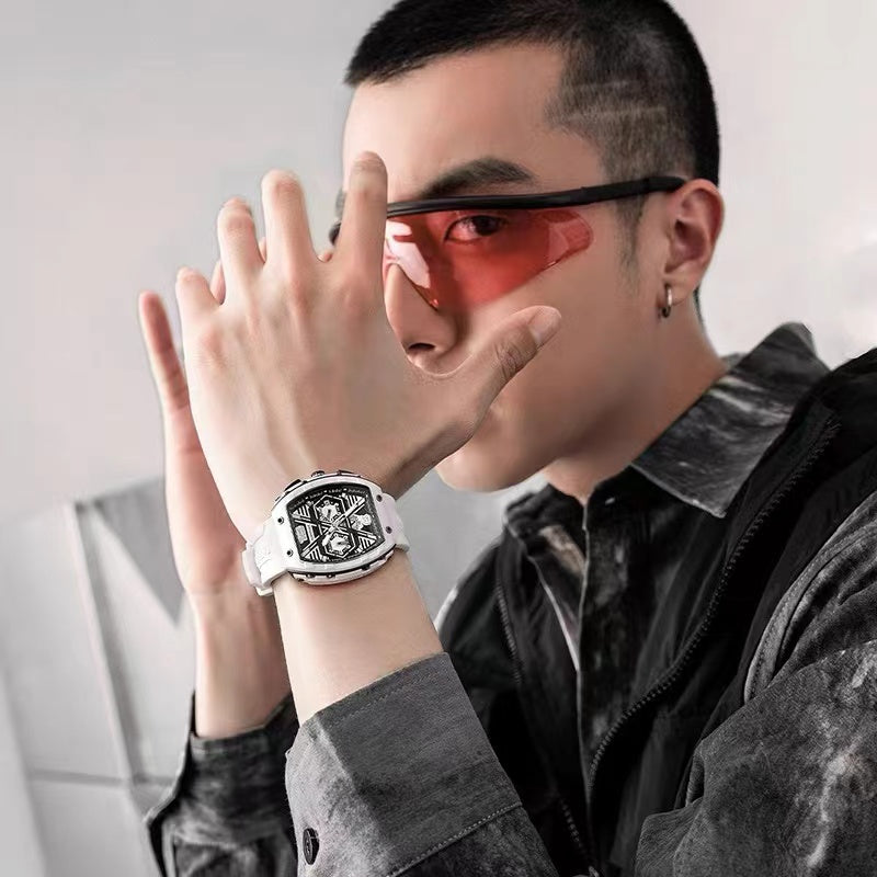 Mark Fair Whale Multifunctional Sports Quartz Watch with Luminous Features for Men