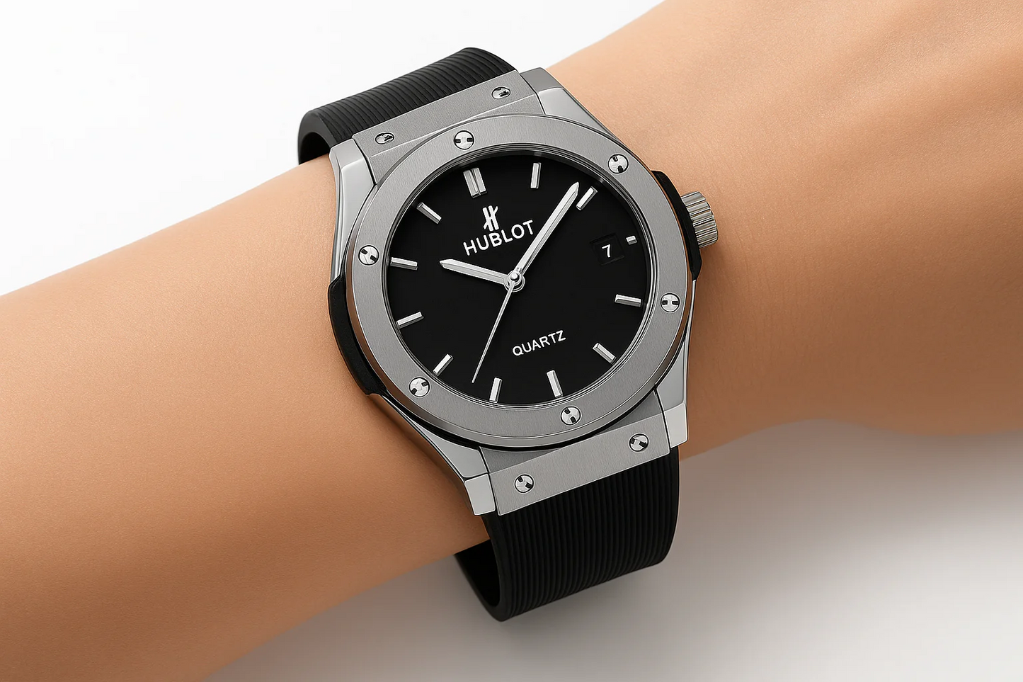 Classic Fusion – Bold Blue / Black Elegance on Your Wrist" كلاسيك فيوجن – أناقة زرقاء / سوداء جريئة على معصمك