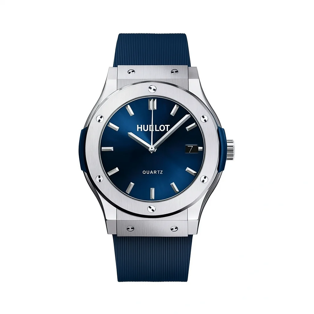 Classic Fusion – Bold Blue / Black Elegance on Your Wrist" كلاسيك فيوجن – أناقة زرقاء / سوداء جريئة على معصمك