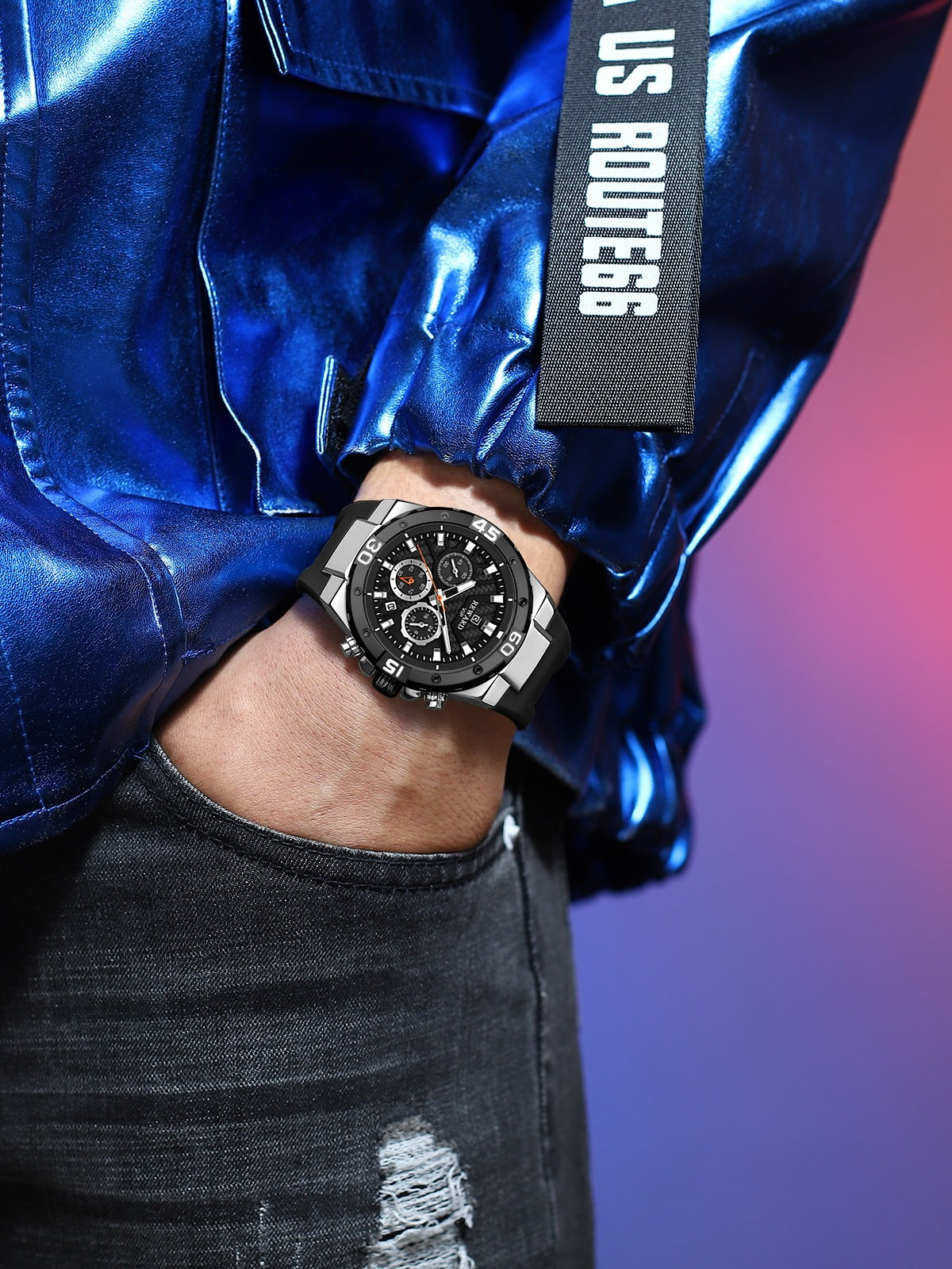 Reward VIP Chronograph – Bold Luxury Sports Watch for Men/ساعة ريوارد VIP كرونوغراف – الفخامة الرياضية للرجال