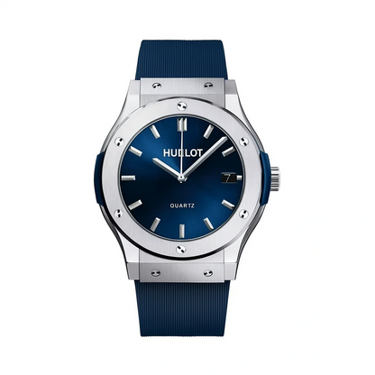 Classic Fusion – Bold Blue / Black Elegance on Your Wrist" كلاسيك فيوجن – أناقة زرقاء / سوداء جريئة على معصمك